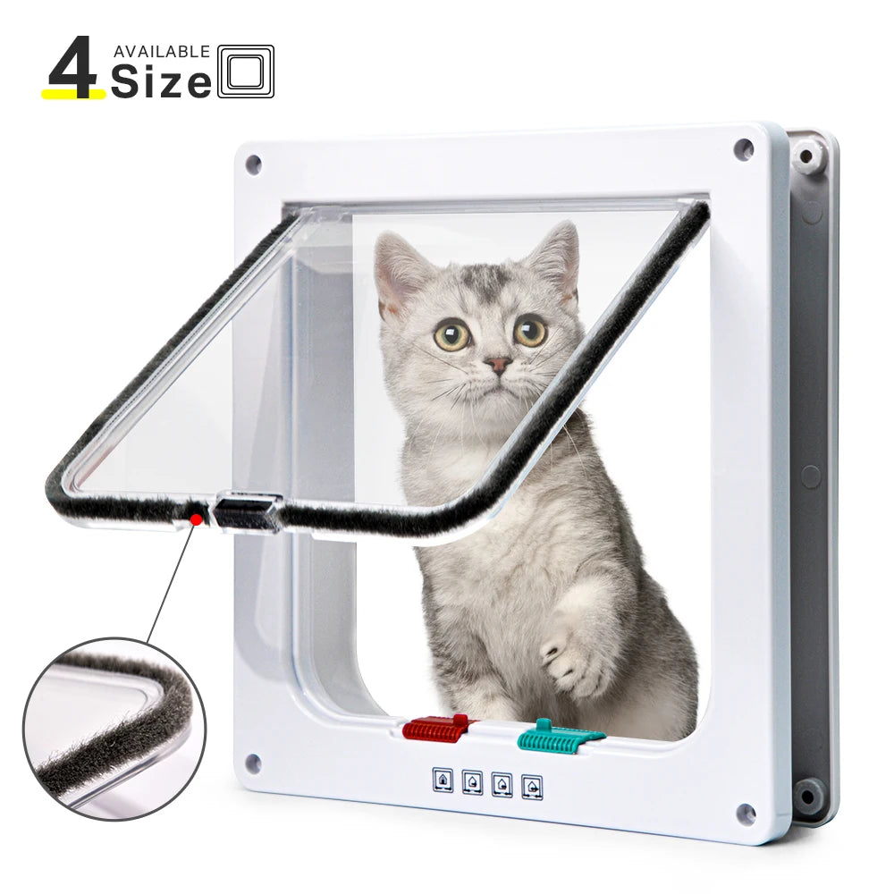 Pet Door 4 Way Locking Security