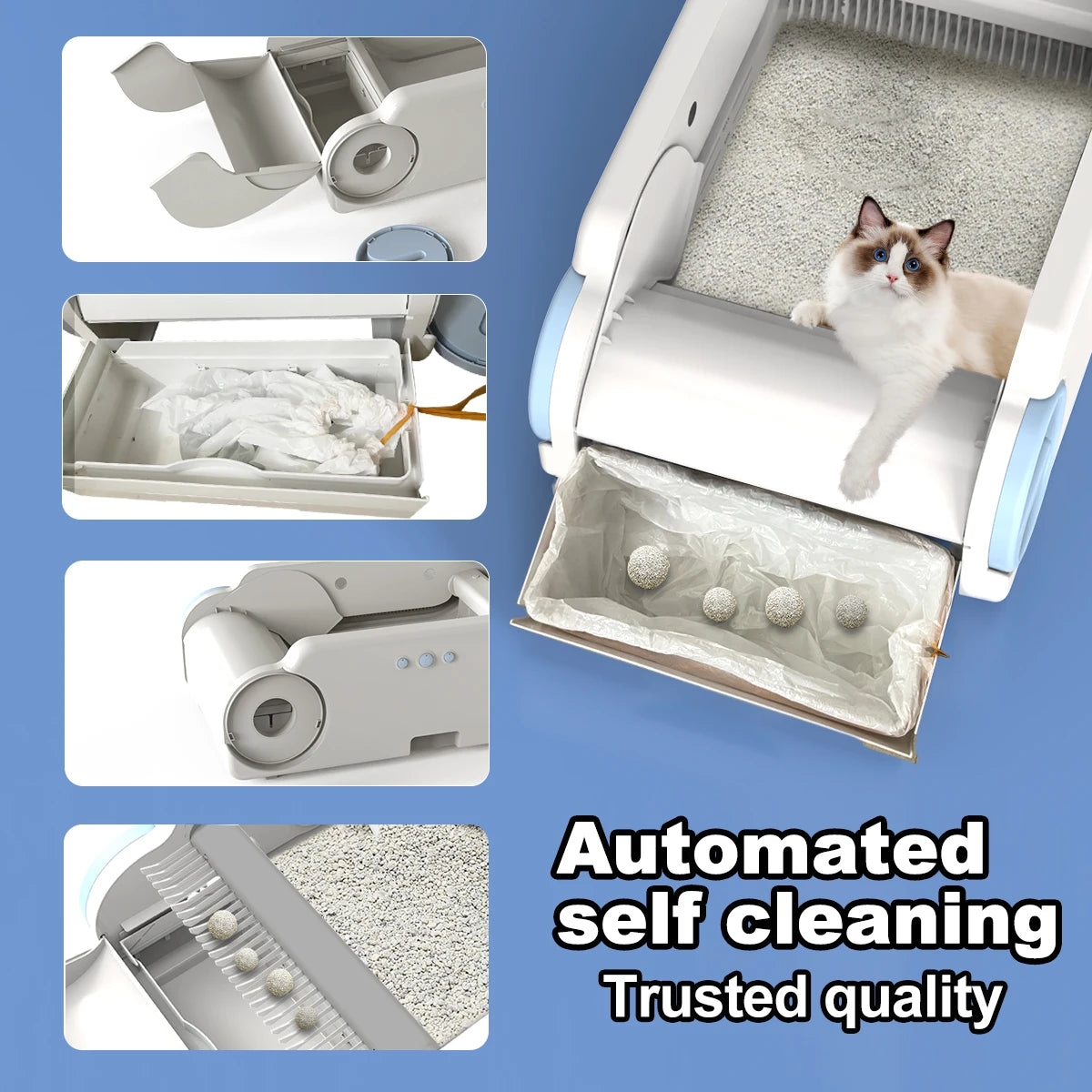 Smart Self-Cleaning Cat's Litter Box