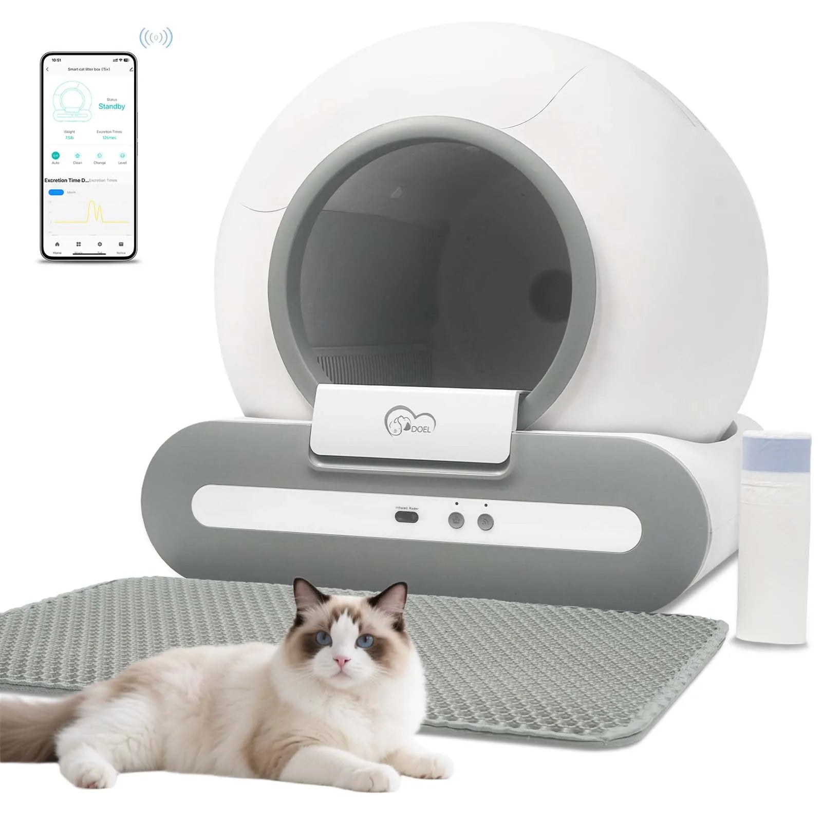 Cat Litter  Self-Cleaning
